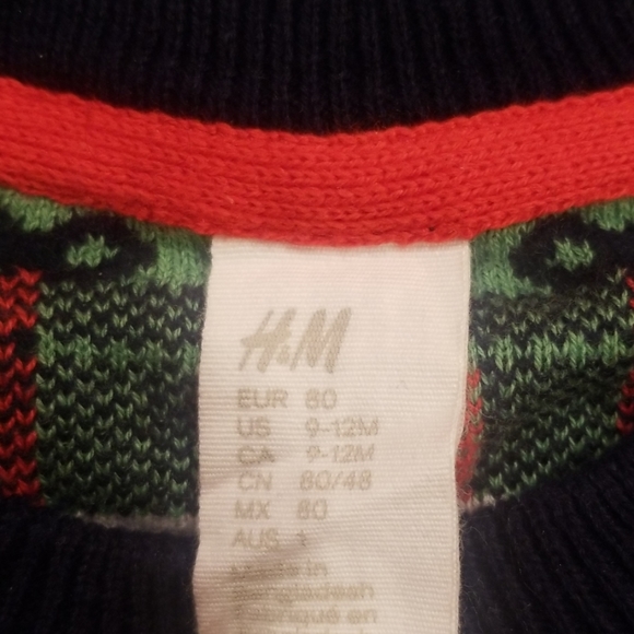 Baby boy Christmas sweater - Picture 2 of 2